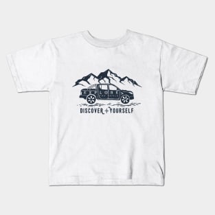 Explore. Discover Yourself Kids T-Shirt